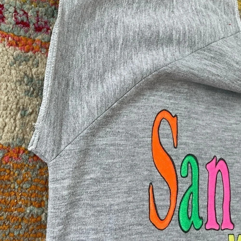 Vintage San Diego California 1980s Shortsleeve Jumper Pullover Sweatshirt